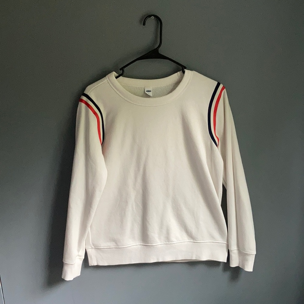 Old navy size small white sweatshirt